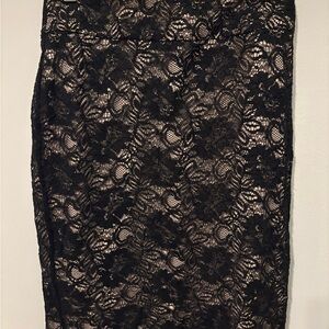 Banana Republic Black Lace Skirt